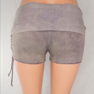 Dava Threads Purple Hemp Scrunch Shorts